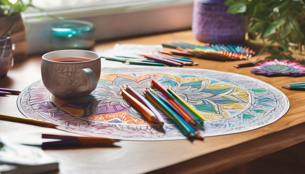 relaxation through creative expression