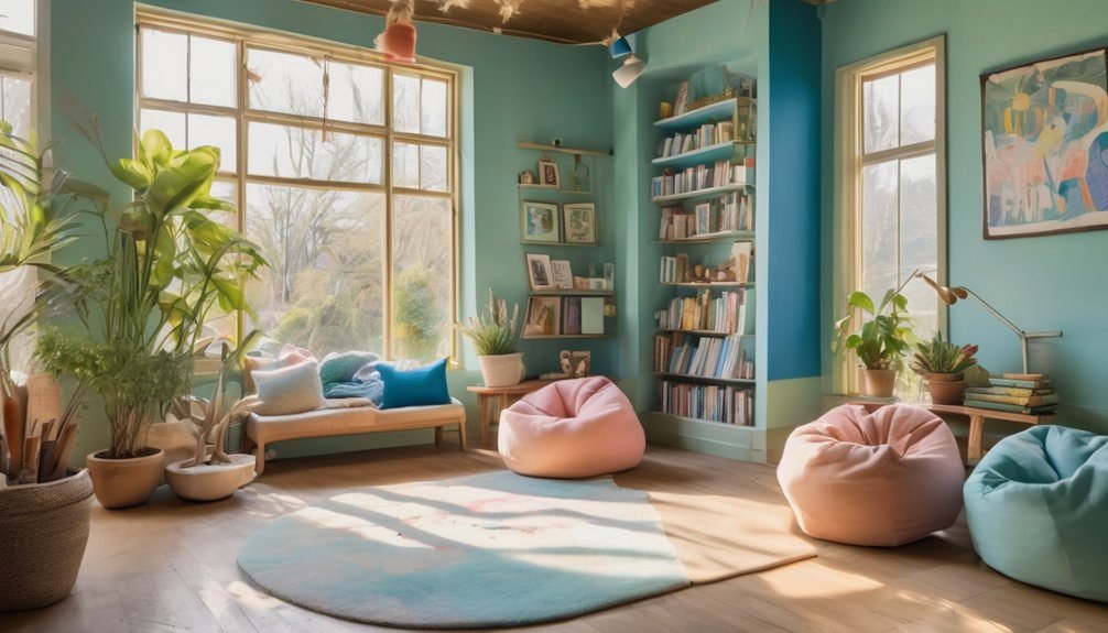 relaxing coloring environment setup