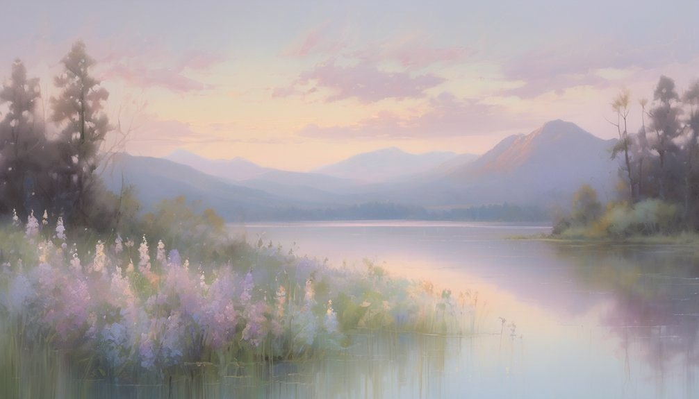 relaxing hues for tranquility