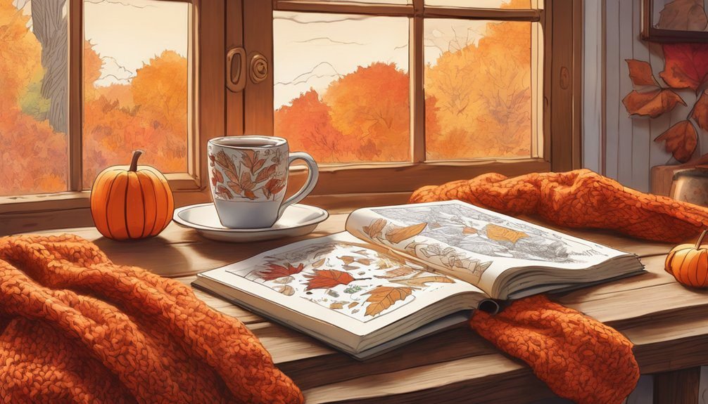 share autumn artwork joyfully
