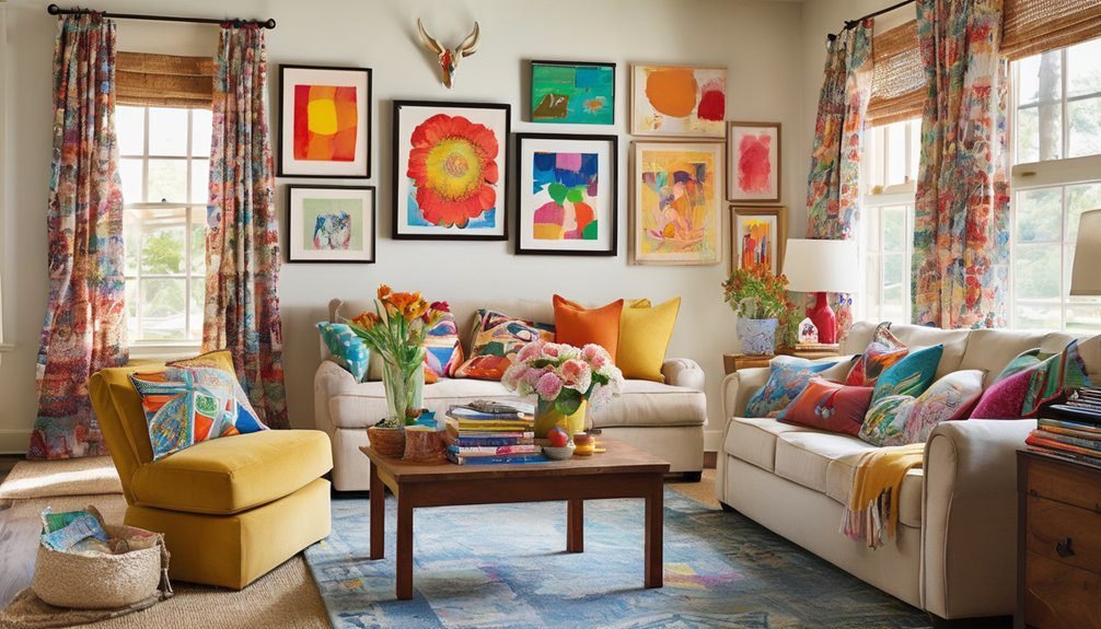 showcase family artwork creatively