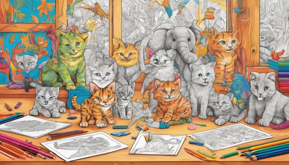 timeless animal coloring fun