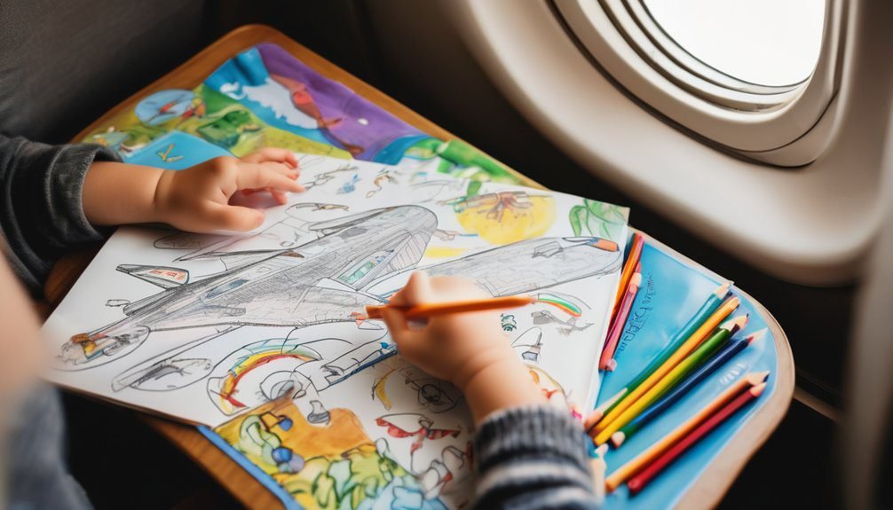age appropriate airplane coloring books