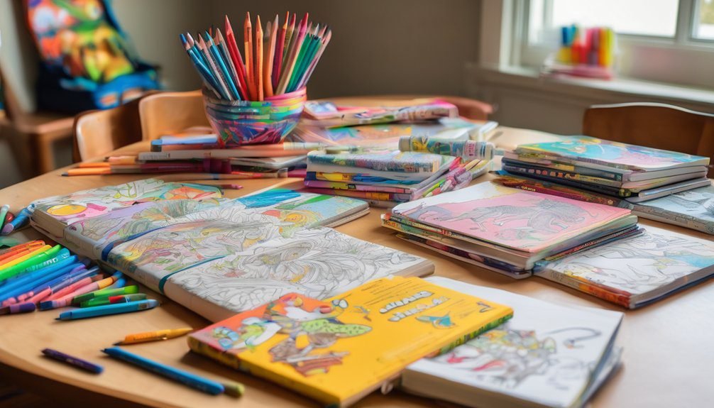 age appropriate animal coloring books