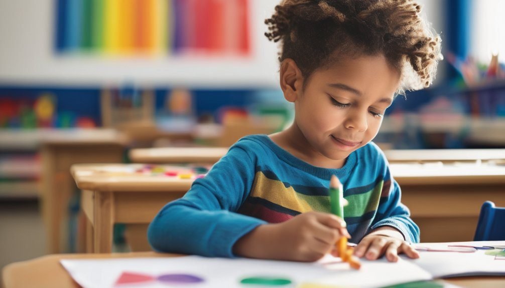 age appropriate coloring activities