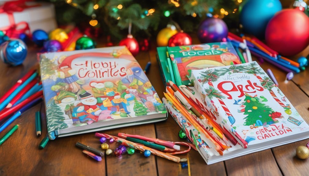 age appropriate holiday coloring books