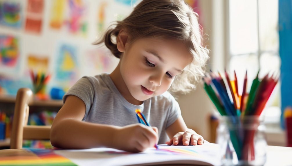 building focus through coloring