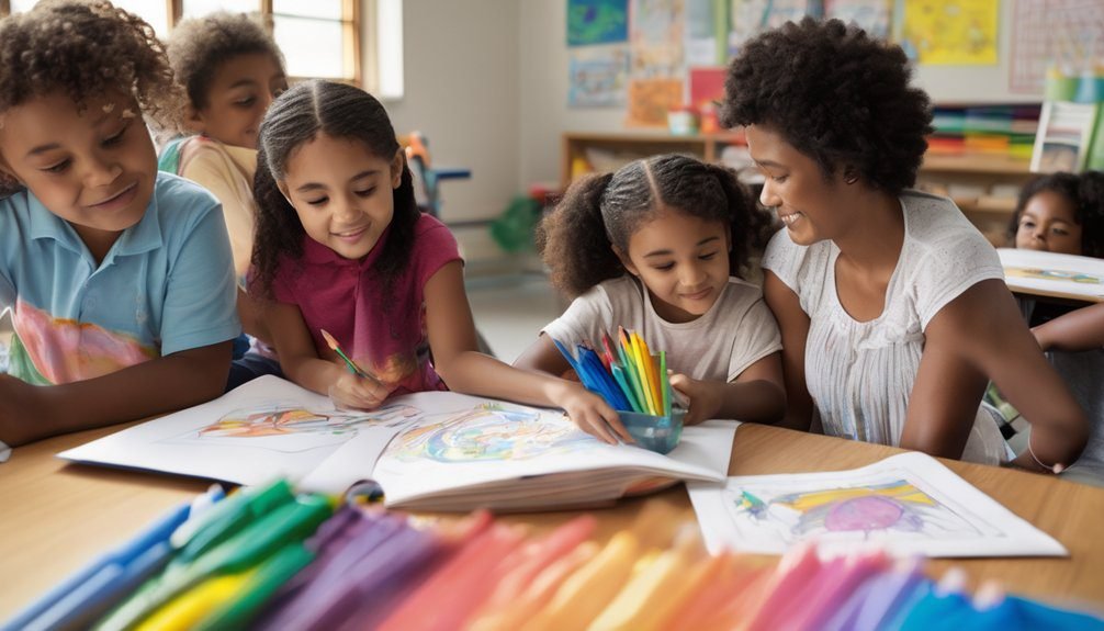 collaborative coloring group activity
