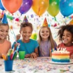 colorful birthday party fun