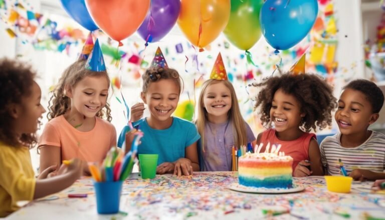 colorful birthday party fun