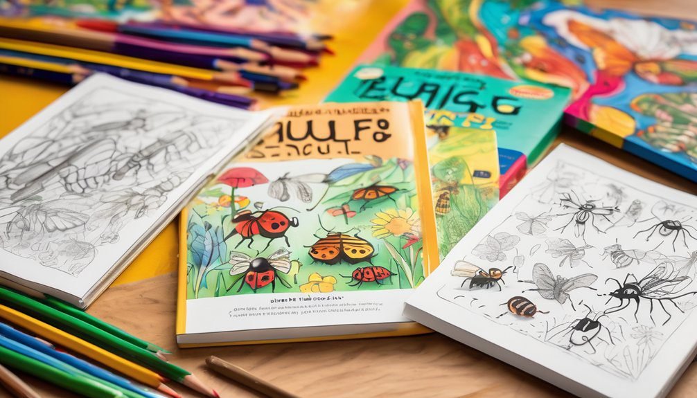 colorful insect anatomy exploration