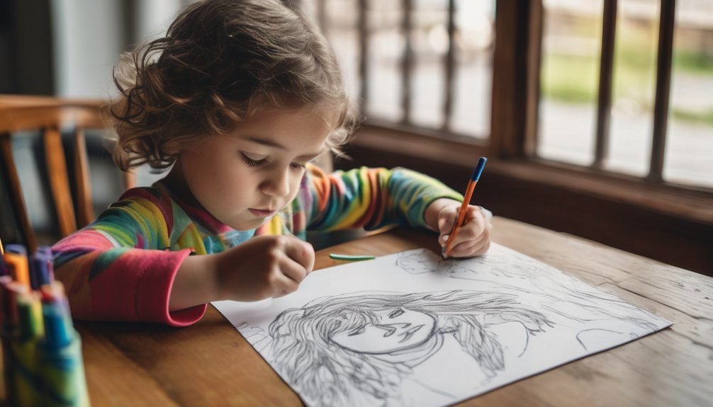 coloring enhances hand eye coordination