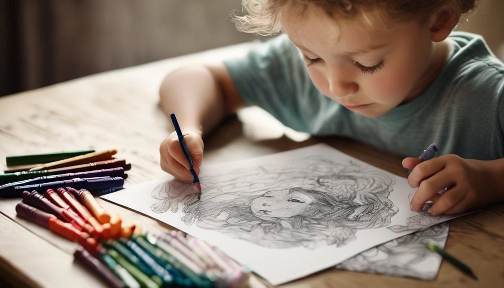 coloring enhances motor skills