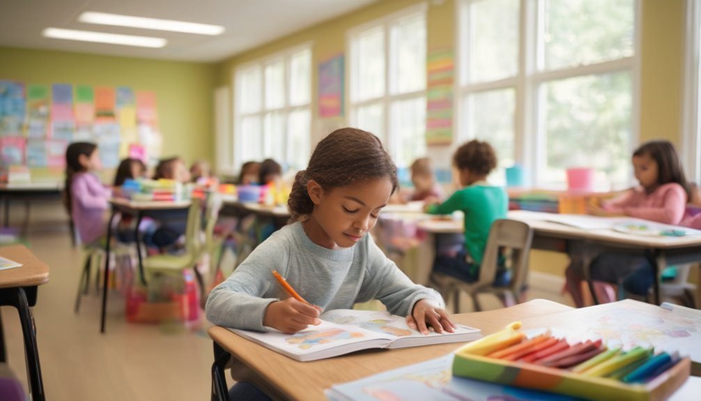 coloring for classroom calmness