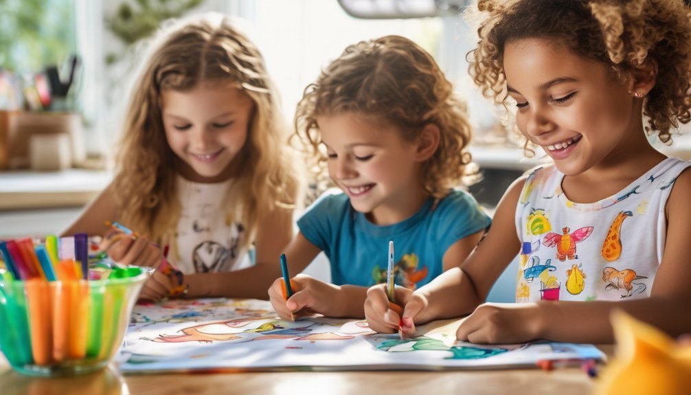 coloring learning storytelling connection