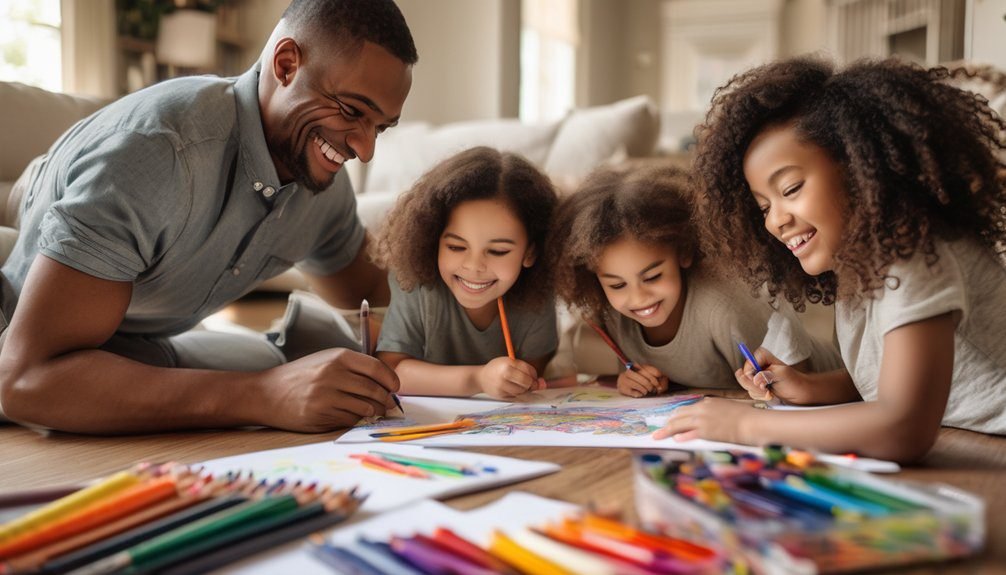 consistent family coloring time