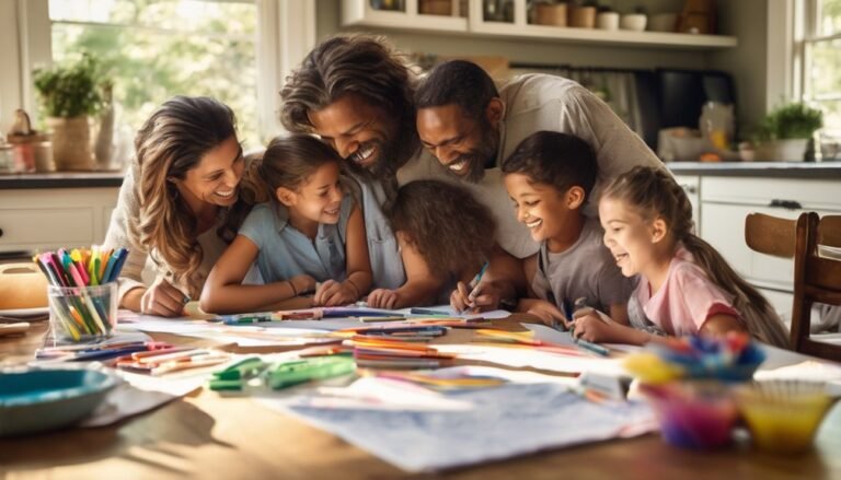 creative bonding through coloring