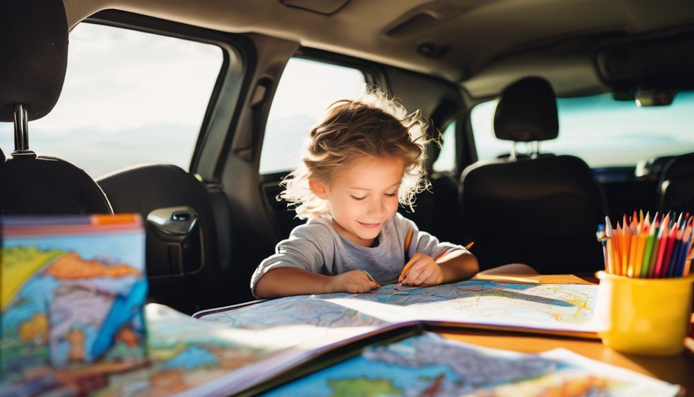 creative calm on road trips
