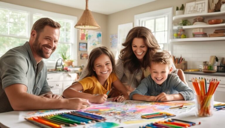 creative coloring for families