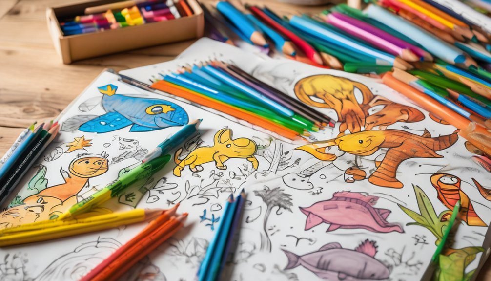 creative expression through coloring