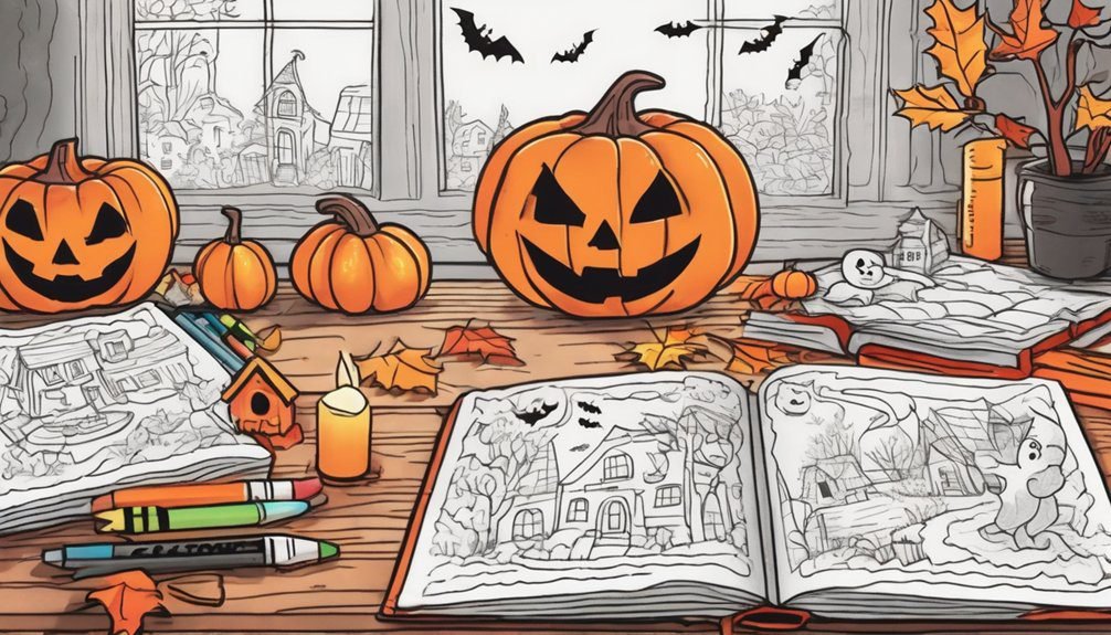 creative halloween coloring fun