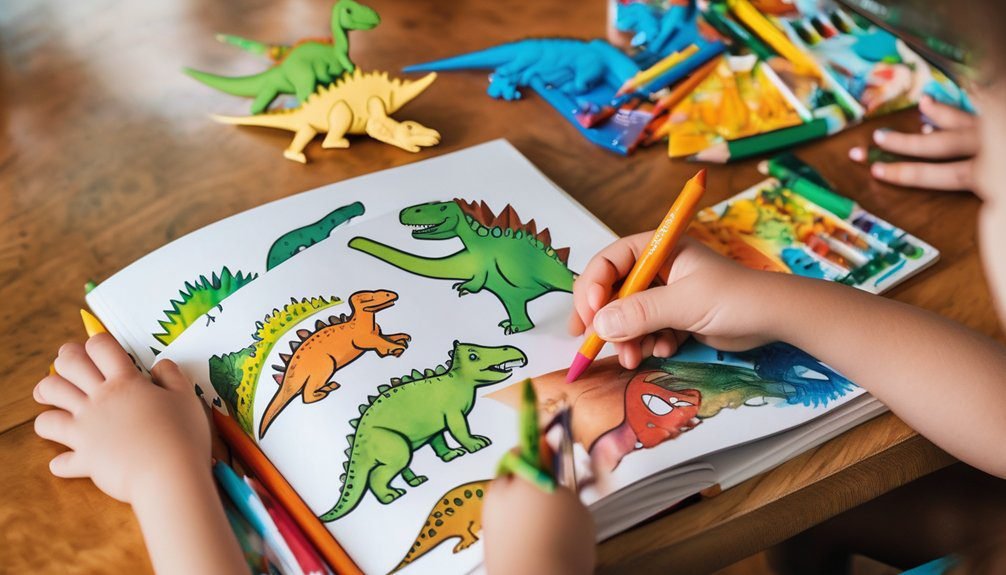 dinosaur coloring books fun