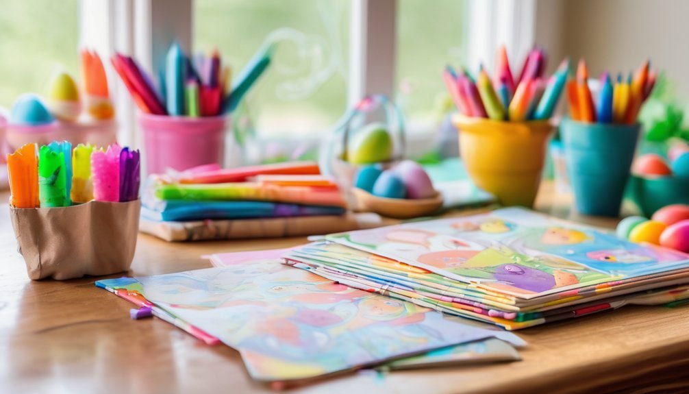 easter themed coloring fun