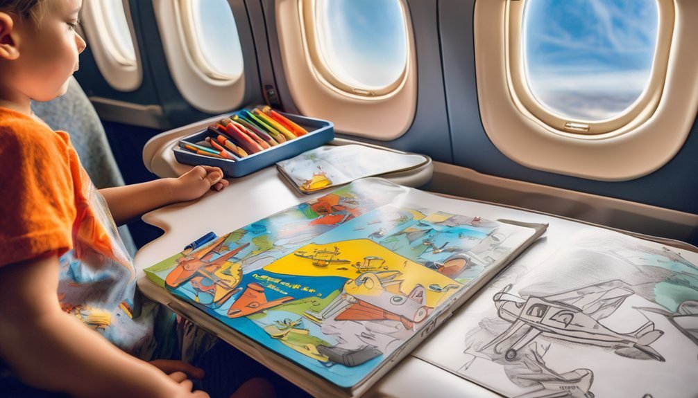 exciting engaging airplane coloring