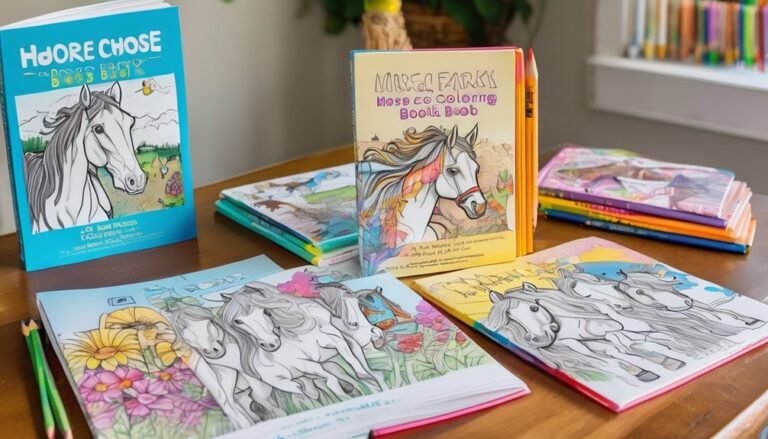 horse themed coloring activities