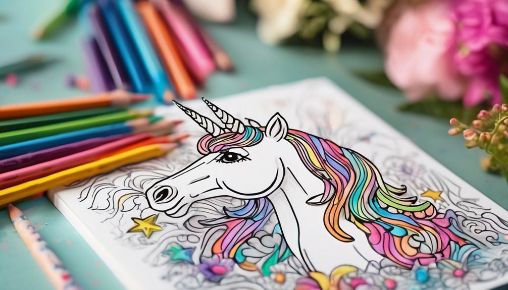 magical unicorn coloring adventures