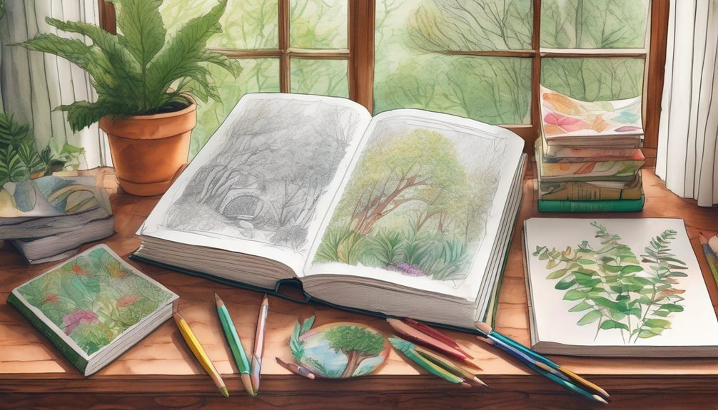 nature themed coloring activities
