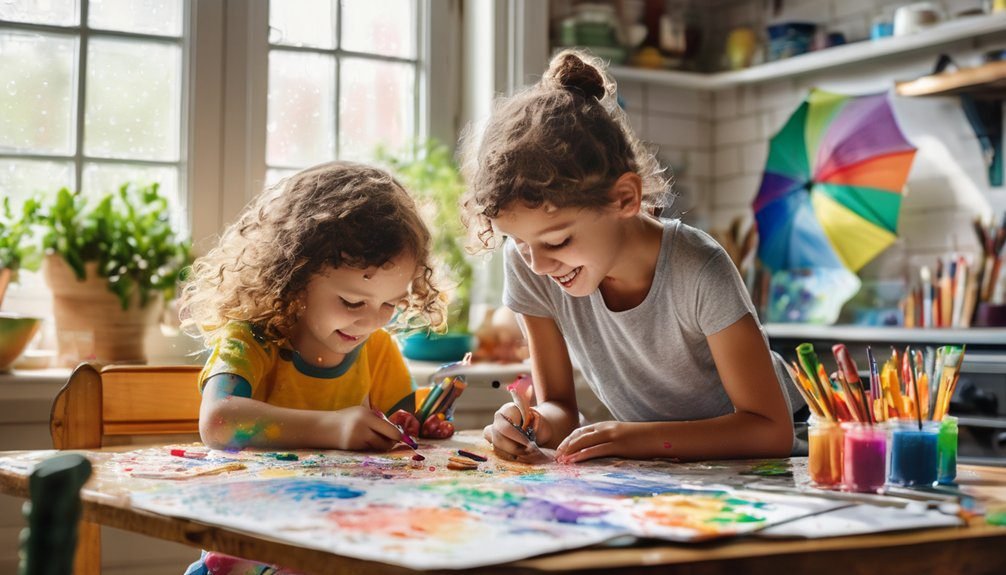 rainy day art fun