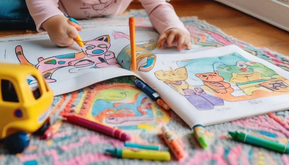 simple engaging educational coloring