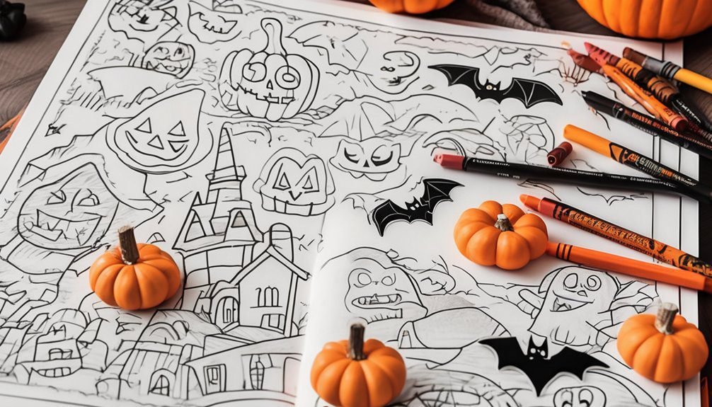 spooky fun halloween coloring