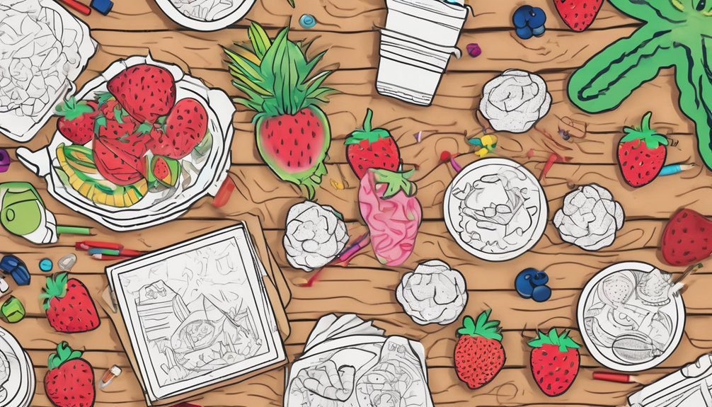 summer fun coloring activities