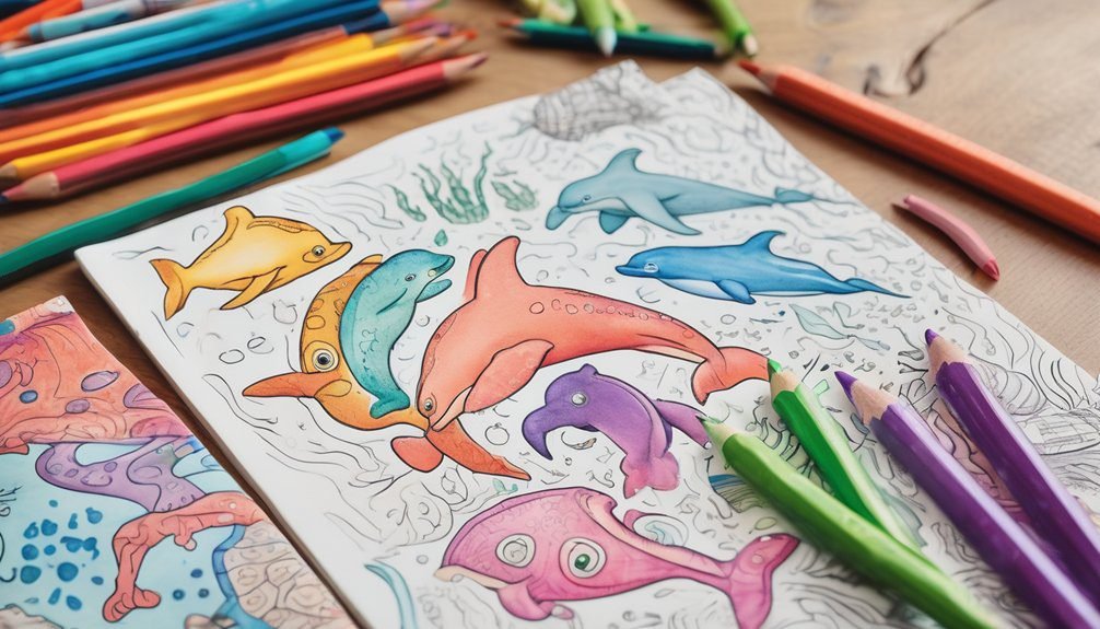 top ocean animal colorings